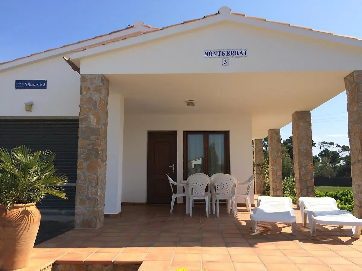 Villa Montserrat 3, Terrace & Pool Sant Marti d'Empuries